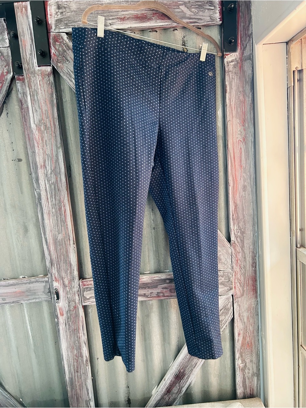 Calvin Klein Blue Hexagon Pants